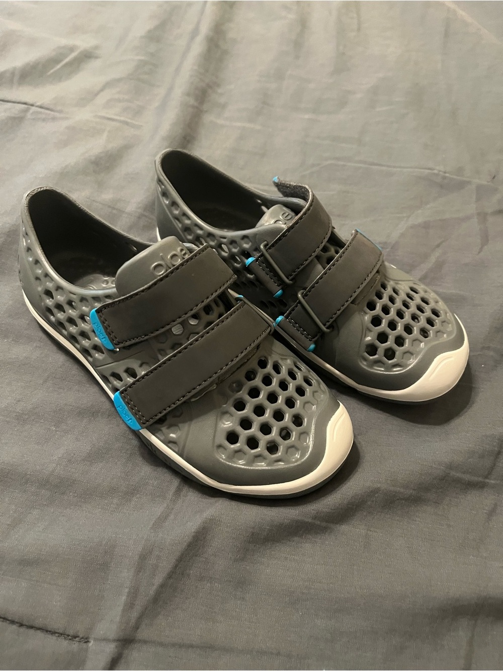 PLAE Mimo Toddler Kids Water Shoes Size 13 Slate Grey